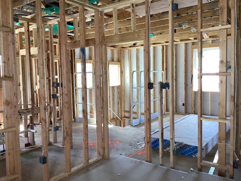 In-progress construction of a new home in Lariat, Liberty Hill, TX (Image 7). In-progress construction of a new home in Lariat, Liberty Hill, TX (Image 7).