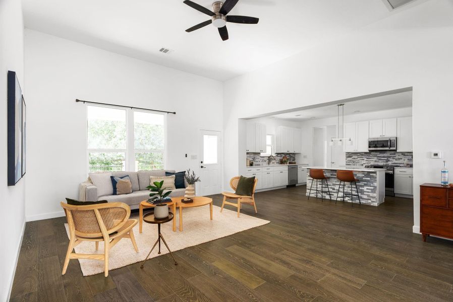 Furnished interior view inside a new home in , Canyon Lake (Image 12).