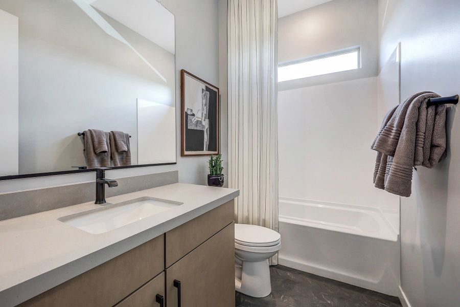 Furnished interior view inside a new home in Miravida, Surprise (Image 30). Furnished interior view inside a new home in Miravida, Surprise (Image 30).