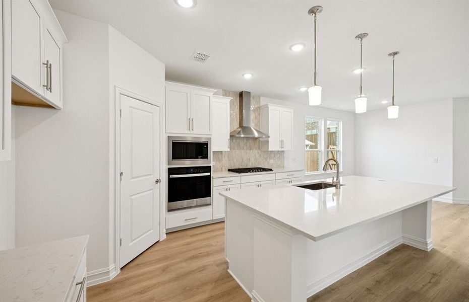 Eat-in island kitchen *real home pictured Eat-in island kitchen *real home pictured