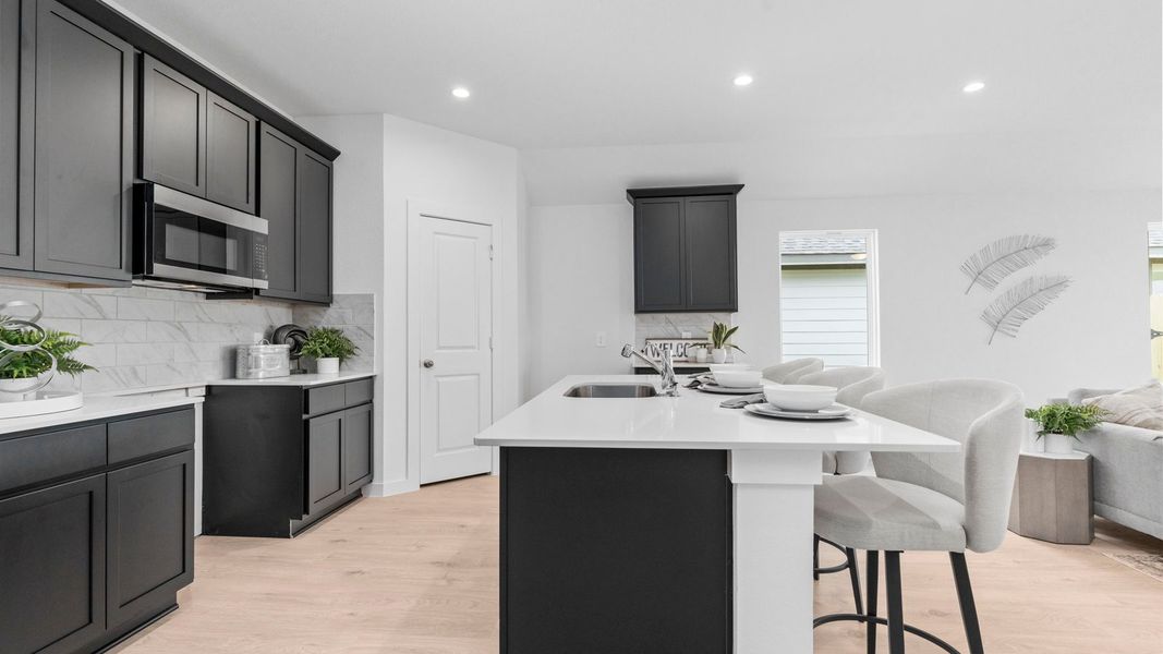 Furnished interior view inside a new home in Emberly, Beasley (Image 9).