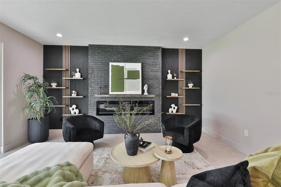 Furnished interior view inside a new home in , Tampa (Image 18).