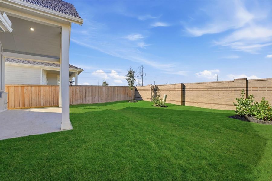 Exterior details and patio area of a home in , Cypress (Image 4). Exterior details and patio area of a home in , Cypress (Image 4).