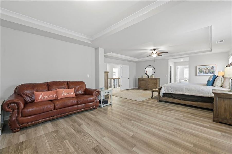 Furnished interior view inside a new home in , Atlanta (Image 15).