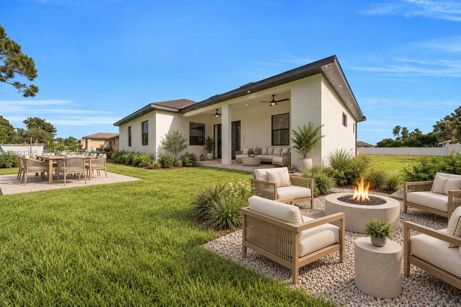Exterior details and patio area of a home in , Lehigh Acres (Image 30). Exterior details and patio area of a home in , Lehigh Acres (Image 30).