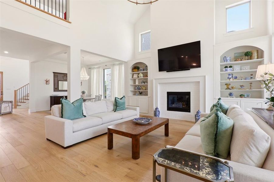 Furnished interior view inside a new home in The Homestead - 62', Rockwall (Image 28).