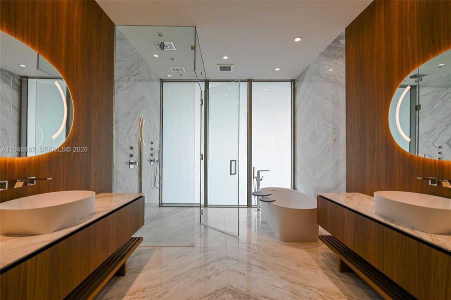 Furnished interior view inside a new home in , Miami (Image 9). Furnished interior view inside a new home in , Miami (Image 9).