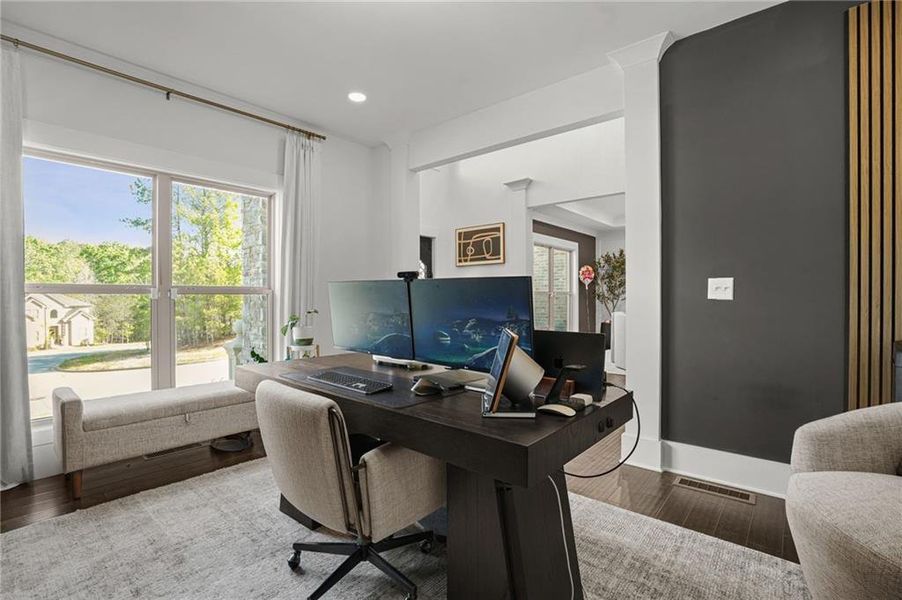 Furnished interior view inside a new home in , Fairburn (Image 18).
