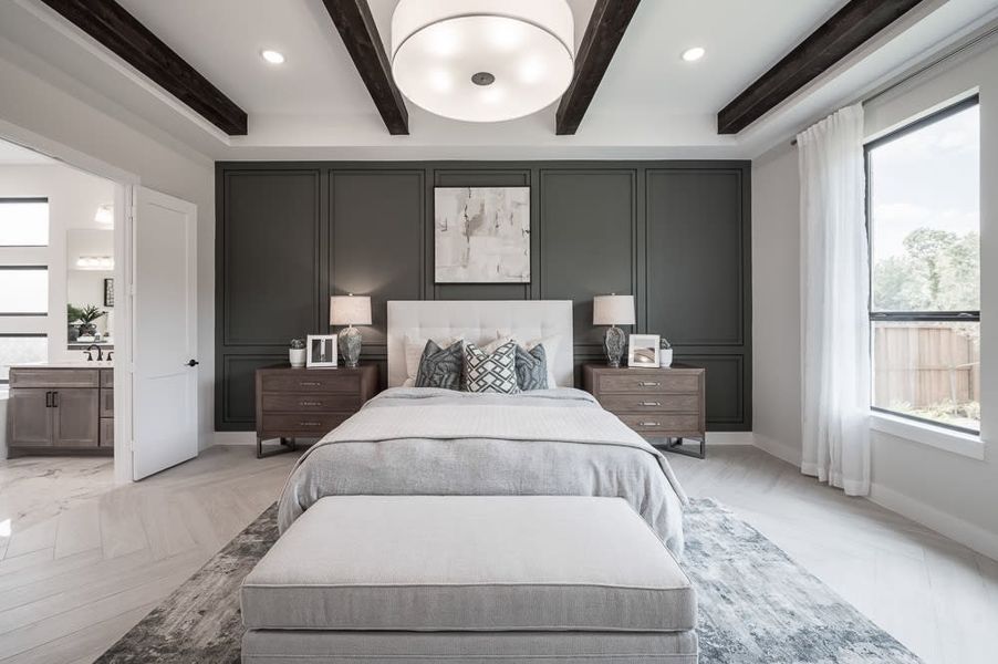 Representative furnished interior of a home built from the Carignan by Tri Pointe Homes in Legacy Grove, Montgomery (Image 6).