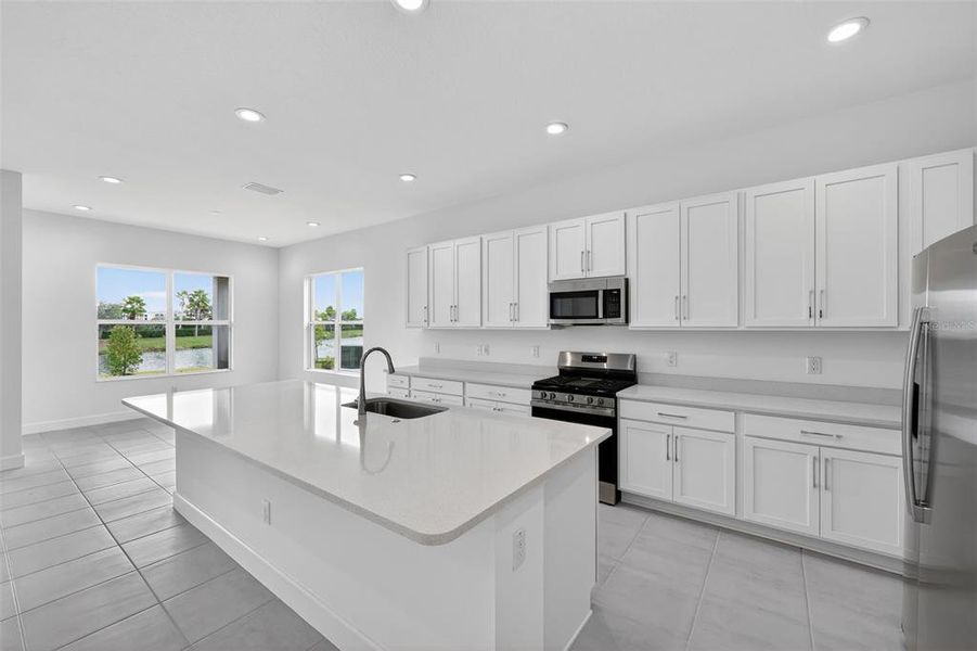 Furnished interior view inside a new home in Winding Ridge, Wesley Chapel (Image 7).