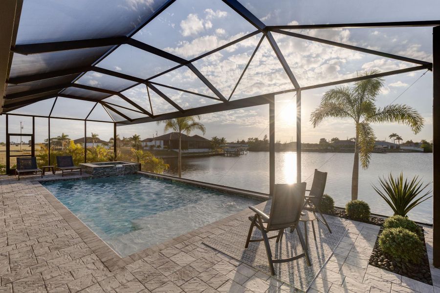 Exterior details and patio area of a home in , Cape Coral (Image 21). Exterior details and patio area of a home in , Cape Coral (Image 21).