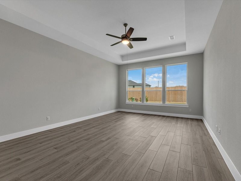 Spacious, unfurnished interior of a new home in Harvest Green, Richmond (Image 19). Spacious, unfurnished interior of a new home in Harvest Green, Richmond (Image 19).