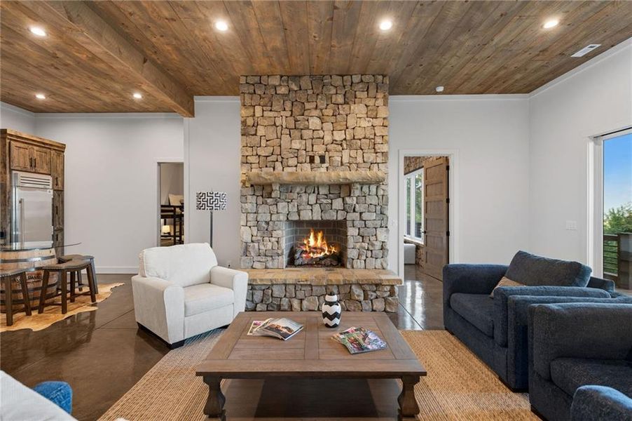 Furnished interior view inside a new home in , Mineral Bluff (Image 47).