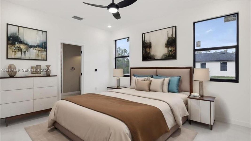 Furnished interior view inside a new home in , Lehigh Acres (Image 5). Furnished interior view inside a new home in , Lehigh Acres (Image 5).