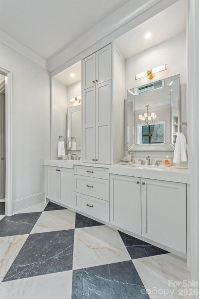 Furnished interior view inside a new home in , Charlotte (Image 27).