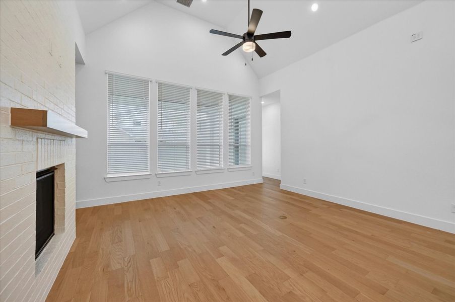 Representative Family Room - some options shown Representative Family Room - some options shown
