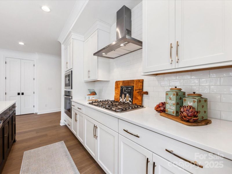 Gas Cooktop with Hood Vent