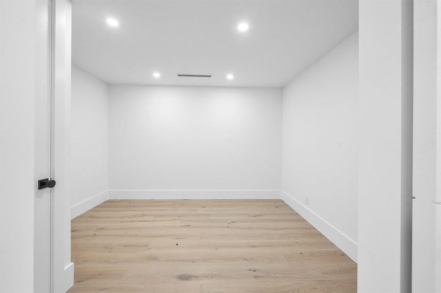 Unfinished Primary Closet