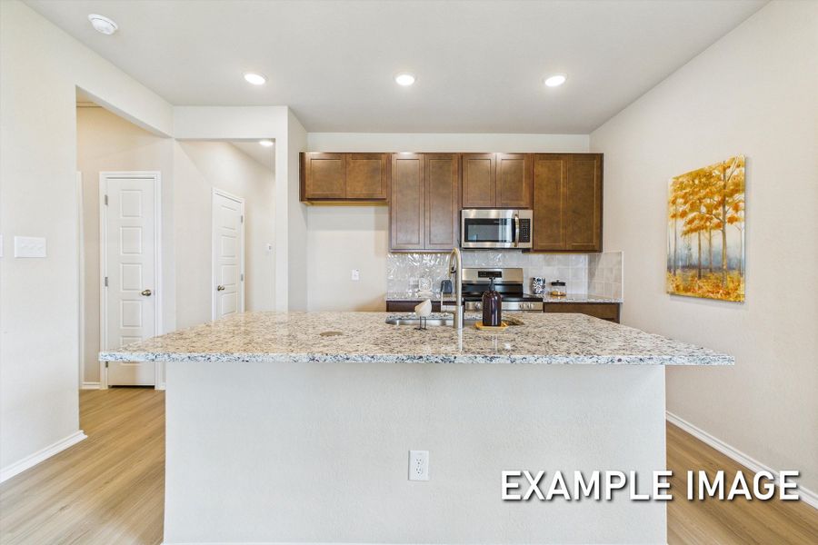 Representative furnished interior of a home built from the The Corral A by Davidson Homes LLC in Morgan Meadows, San Antonio (Image 5).