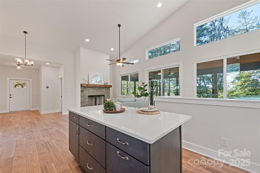 Furnished interior view inside a new home in , Sylva (Image 12).
