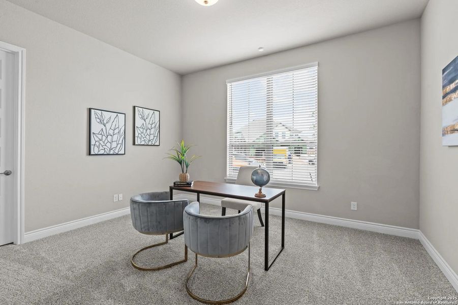 Furnished interior view inside a new home in Legacy at Lake Dunlap, New Braunfels (Image 13).