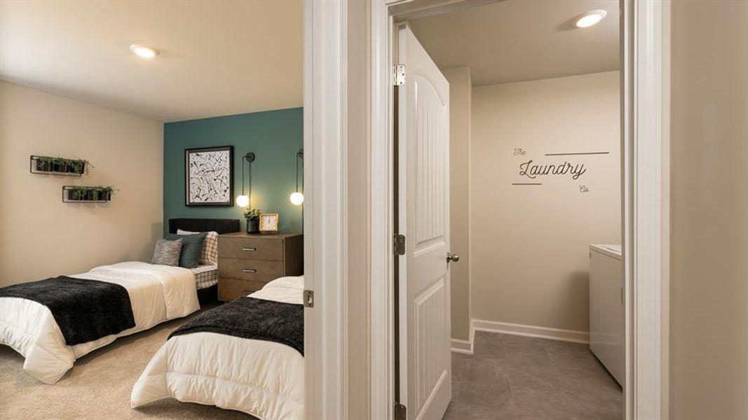 Furnished interior view inside a new home in Rosewood Farms, Acworth (Image 26). Furnished interior view inside a new home in Rosewood Farms, Acworth (Image 26).