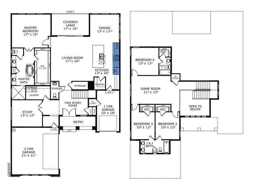 2D floor plan layout for the Pablo by ICI Homes in Weslyn Park at Sunbridge, St. Cloud, FL (Image 3). 2D floor plan layout for the Pablo by ICI Homes in Weslyn Park at Sunbridge, St. Cloud, FL (Image 3).