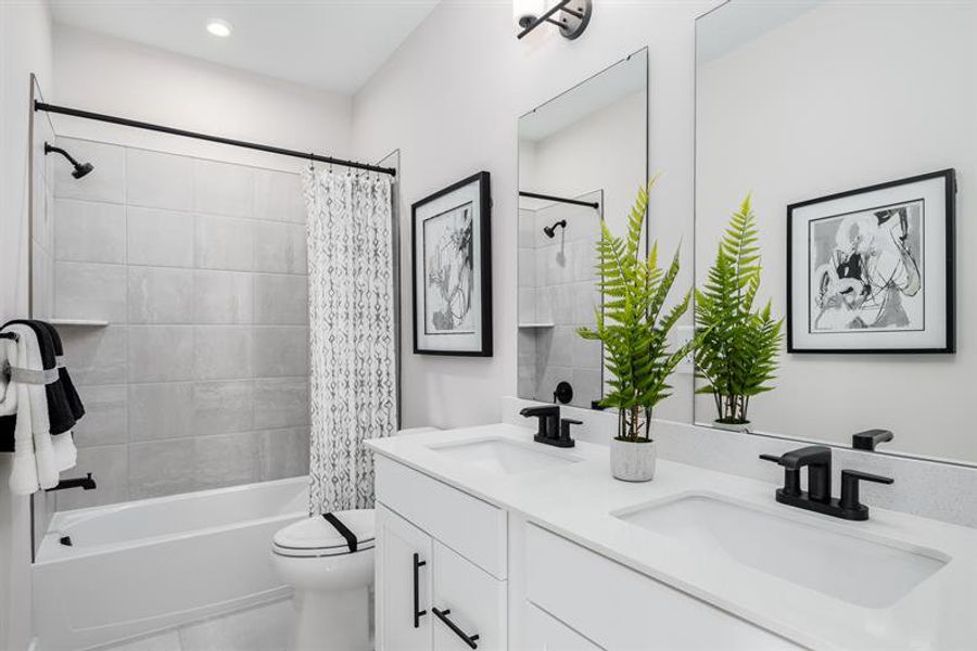 Representative furnished interior of a home built from the Sonata by Ryan Homes in Townes at The Station, Apex (Image 16). Representative furnished interior of a home built from the Sonata by Ryan Homes in Townes at The Station, Apex (Image 16).