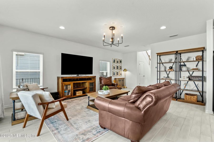 Furnished interior view inside a new home in Silver Landing at SilverLeaf, St. Augustine (Image 12).