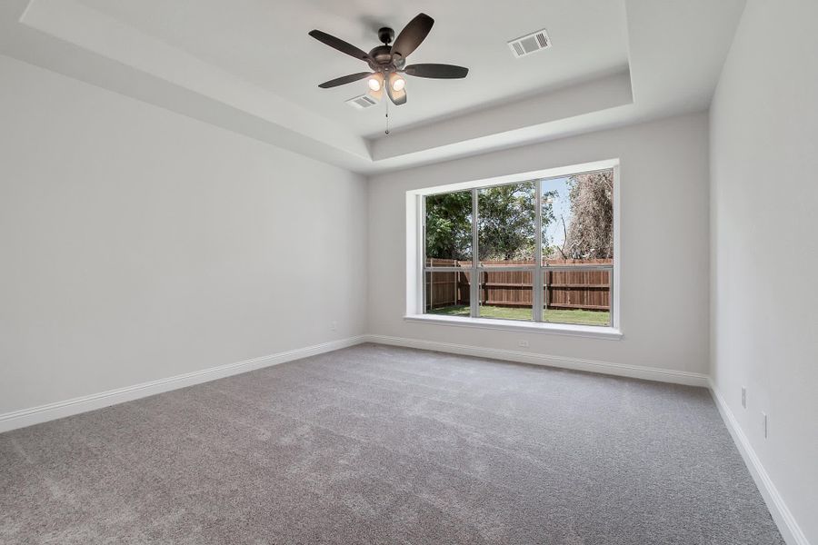 Primary Bedroom | Concept 2972 at Villages of Walnut Grove in Midlothian, TX by Landsea Homes