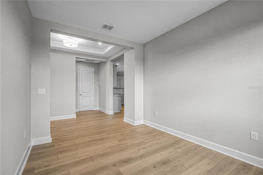Spacious, unfurnished interior of a new home in Cresswind at Hammock Oaks, Lady Lake (Image 19). Spacious, unfurnished interior of a new home in Cresswind at Hammock Oaks, Lady Lake (Image 19).