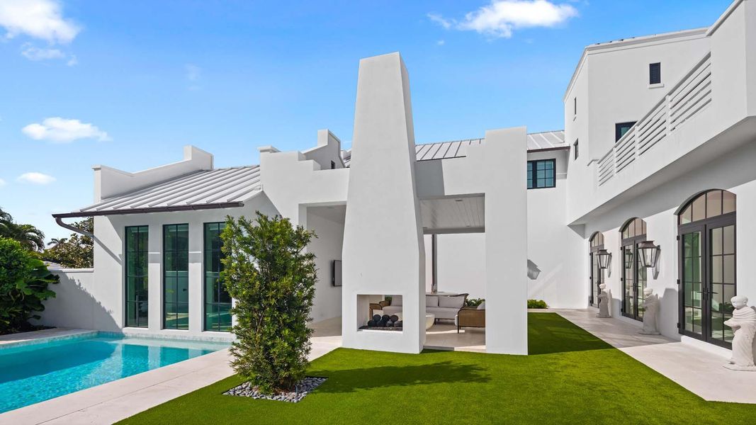 Exterior details and patio area of a home in , Delray Beach (Image 21).