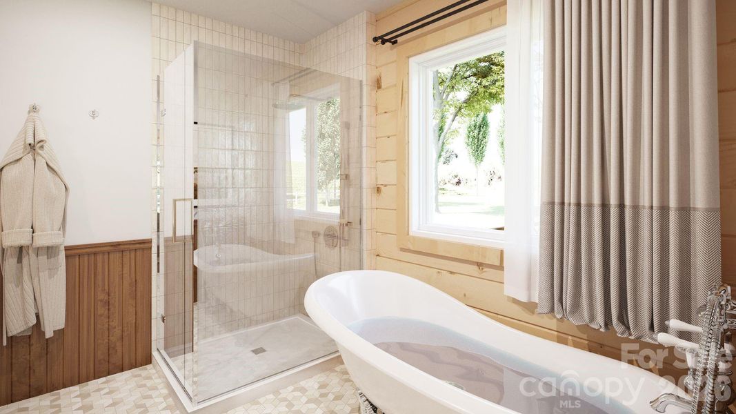 Furnished interior view inside a new home in , Morganton (Image 4).