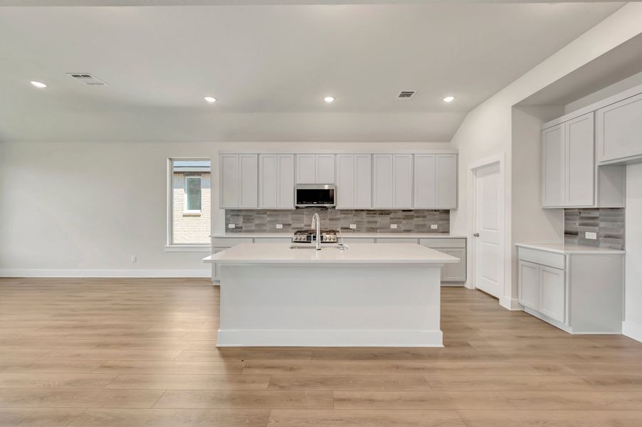 Furnished interior view inside a new home in The Meadows, Denton (Image 7).