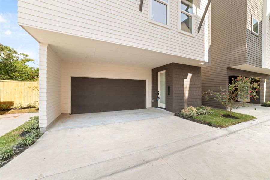 Front exterior of a new home in , Houston, TX, highlighting curb appeal (Image 23). Front exterior of a new home in , Houston, TX, highlighting curb appeal (Image 23).