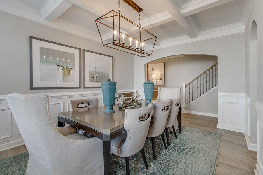 Representative furnished interior of a home built from the Yates - Vanguard Collection by Mungo Homes in Georgias Landing, Raleigh (Image 6).