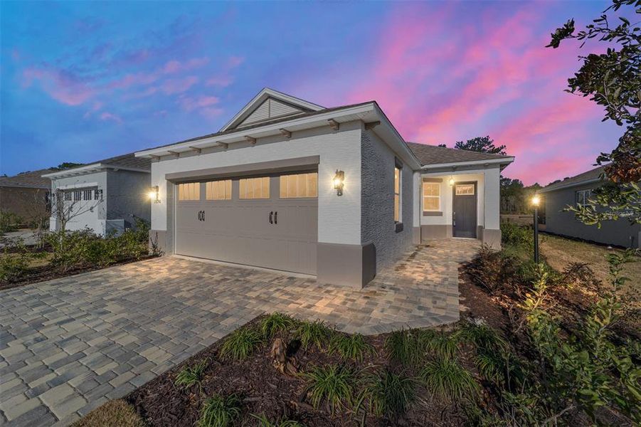 Exterior details and patio area of a home in On Top of the World Communities, Ocala (Image 4).