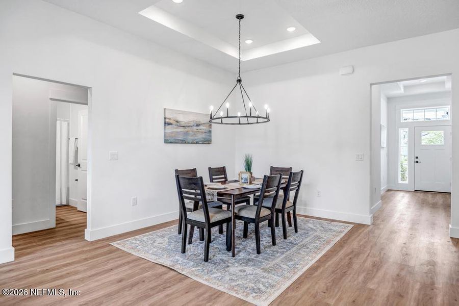 Furnished interior view inside a new home in , Jacksonville (Image 11).