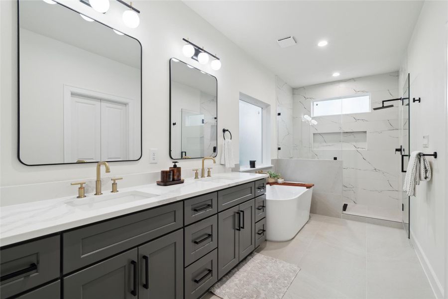 Furnished interior view inside a new home in , Houston (Image 3).