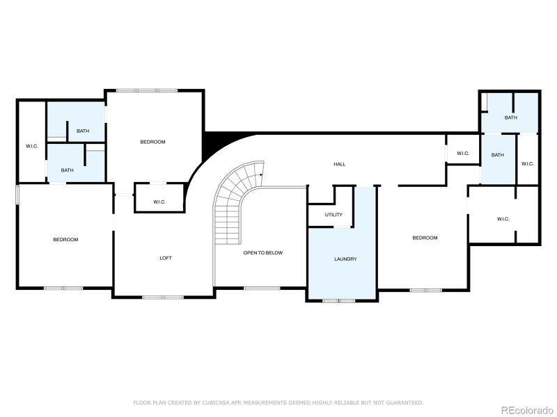 2D floor plan layout of this home in , Colorado Springs, CO (Image 5).
