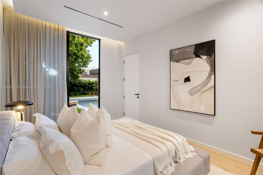 Furnished interior view inside a new home in , Miami (Image 15). Furnished interior view inside a new home in , Miami (Image 15).