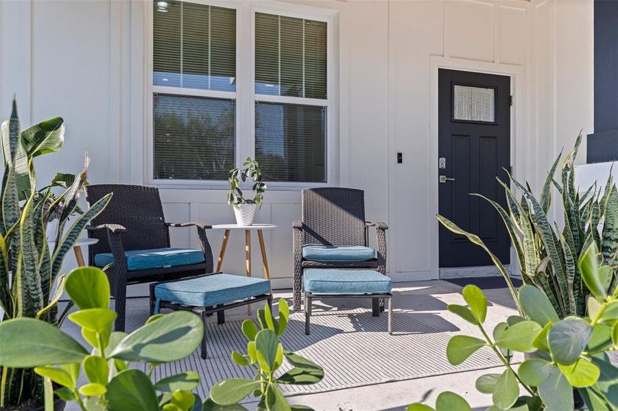 Inviting front porch Inviting front porch