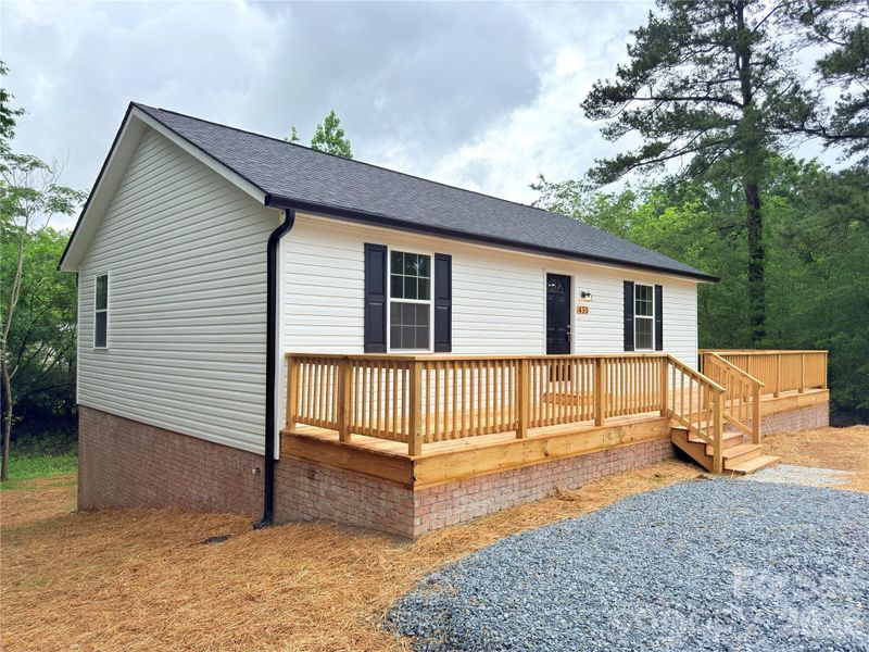 Exterior details and patio area of a home in , Norwood (Image 13).