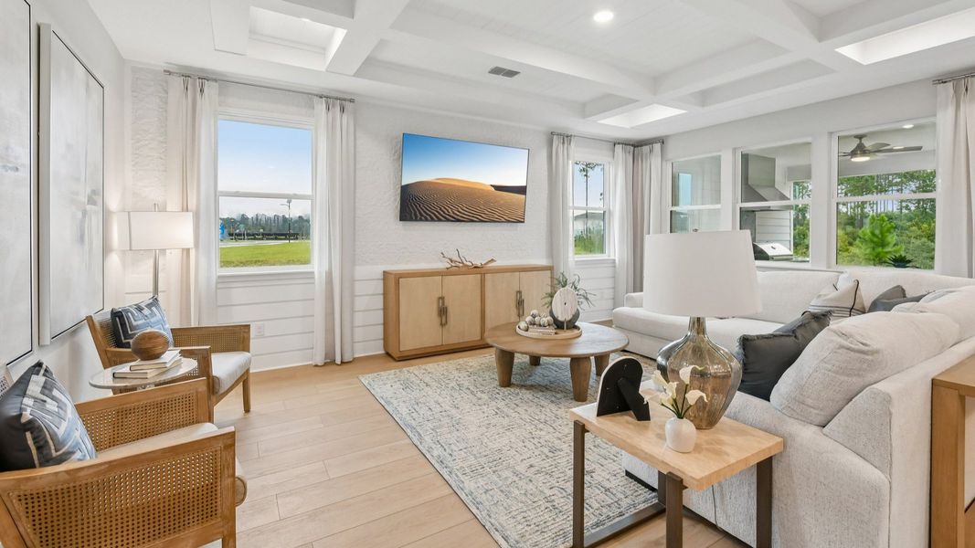 Furnished interior view inside a new home in Ardisia Park, New Smyrna Beach (Image 71). Furnished interior view inside a new home in Ardisia Park, New Smyrna Beach (Image 71).