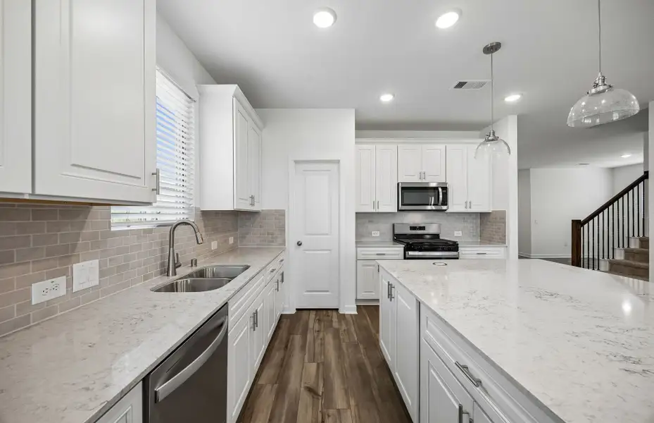 Furnished interior view inside a new home in Mavera, Conroe (Image 7).