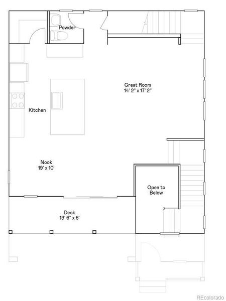 2D floor plan layout of this home in , Thornton, CO (Image 4).