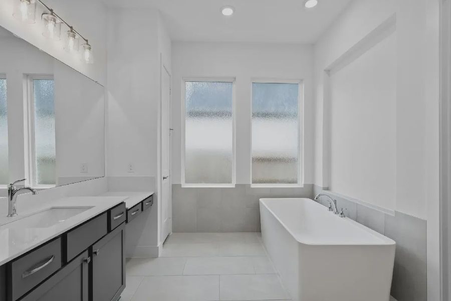 Furnished interior view inside a new home in Attwater 65's, Waller (Image 13).