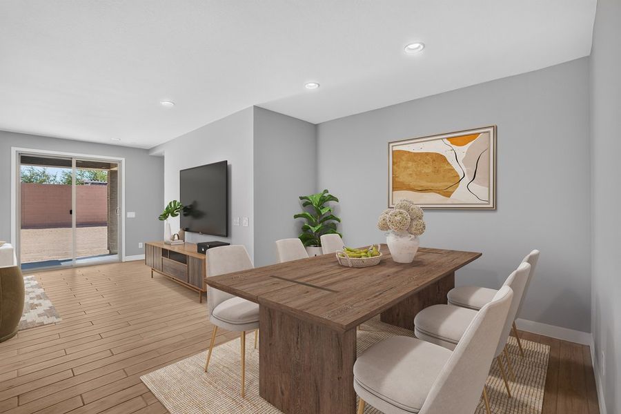 Furnished interior view inside a new home in Artisan at Asante, Surprise (Image 6).