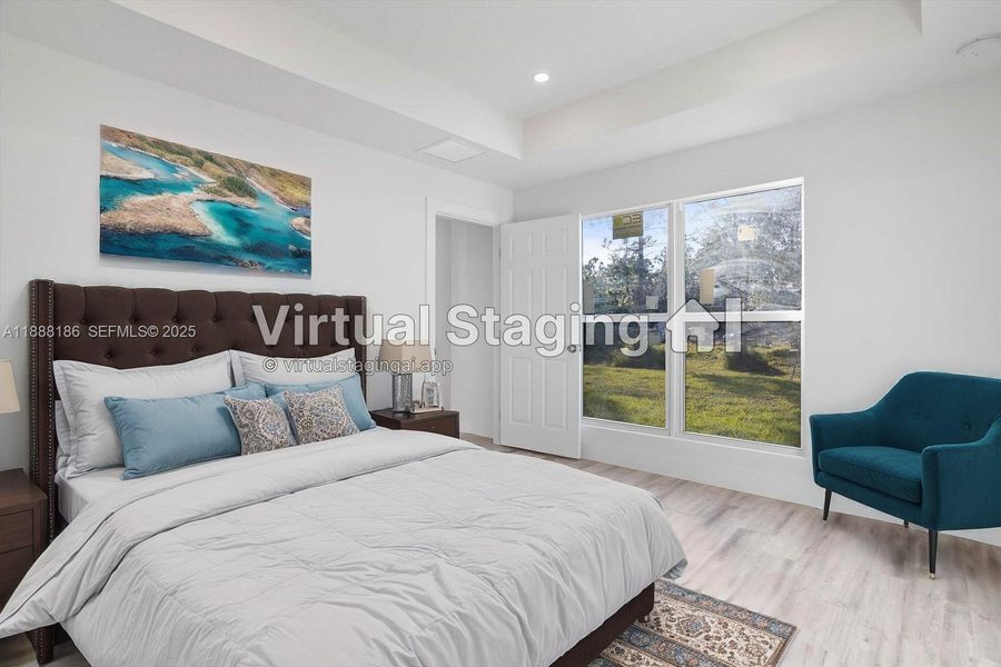 Primary Bedroom-virtually staged