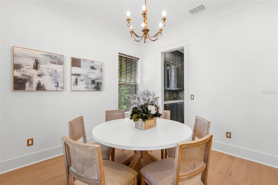 Furnished interior view inside a new home in , St. Petersburg (Image 43).